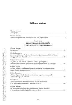 L'écrit monastique dans l'espace ligérien (Xe-XIIIe siècle)