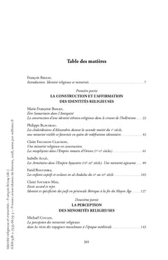 Identité religieuse et minorités