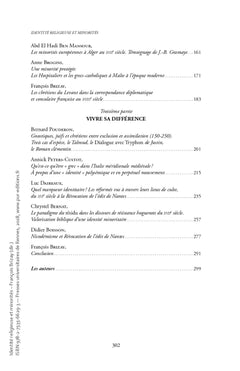 Identité religieuse et minorités