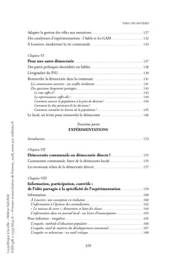La politique à la ville: Inventions citoyennes à Louviers (1965-1983)