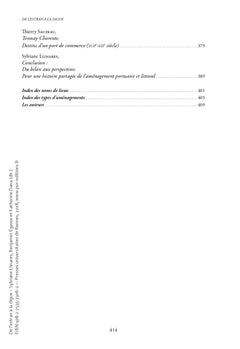 De l'estran à la digue