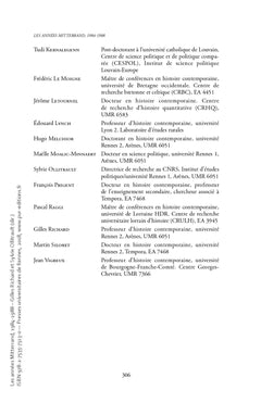 Les années Mitterrand, 1984-1988