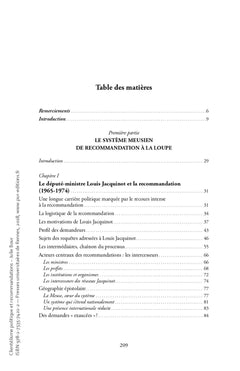 Clientélisme politique et recommandations