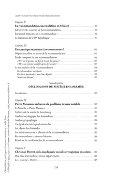 Clientélisme politique et recommandations