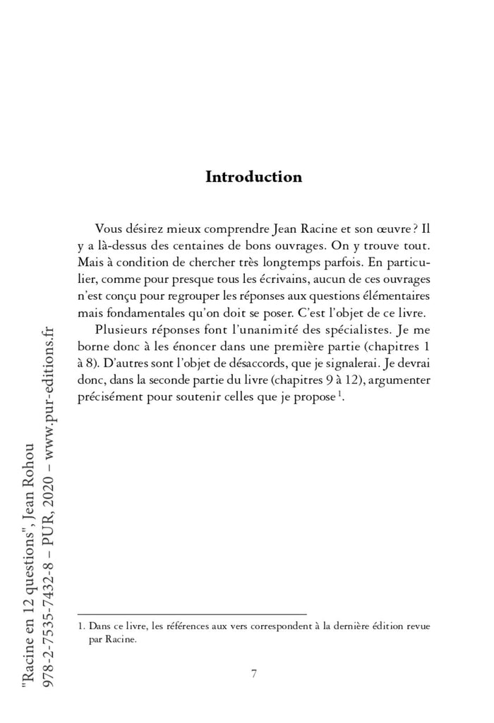 Racine en 12 questions