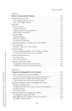 Danser dans la France des Lumières