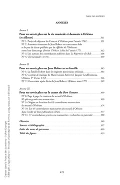 Danser dans la France des Lumières