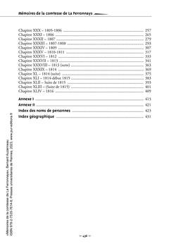 Mémoires de la comtesse de La Ferronnays