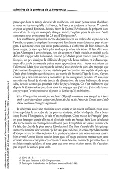 Mémoires de la comtesse de La Ferronnays