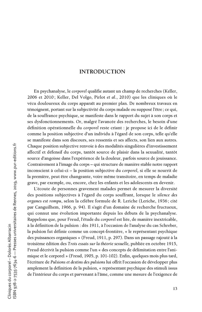 Cliniques du corporel