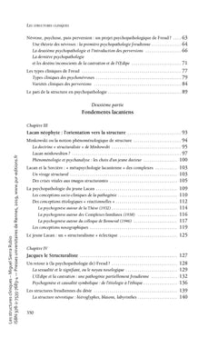 Les structures cliniques