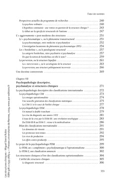 Les structures cliniques