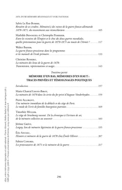 1870, entre mémoires régionales et oubli national