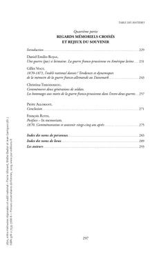 1870, entre mémoires régionales et oubli national