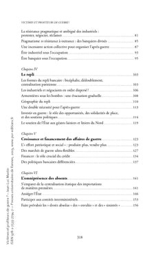 Victimes et profiteurs de guerre ?