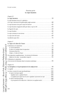 Le sujet lacanien