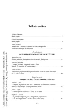 Les gauches de gouvernement et l'école