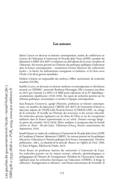 Les gauches de gouvernement et l'école