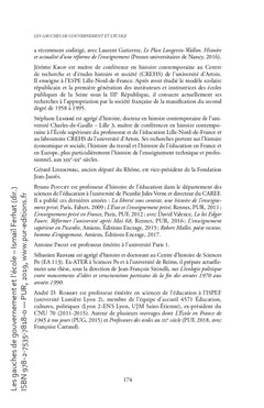 Les gauches de gouvernement et l'école