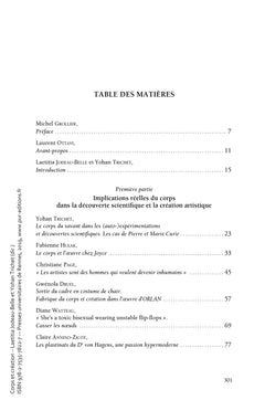 Corps et création