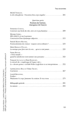 Corps et création