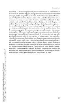 Corps et création
