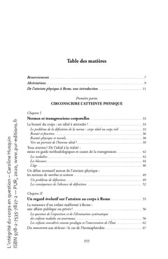 L'intégrité du corps en question