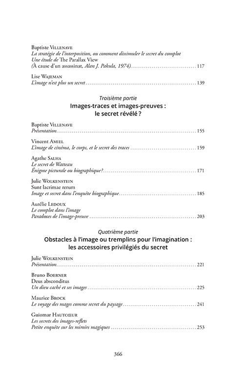 L'image, le secret