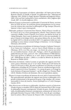 Se réorienter dans la pensée