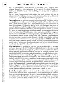 Espaces des théâtres de société