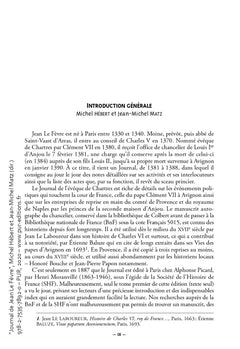 Journal de Jean Le Fèvre