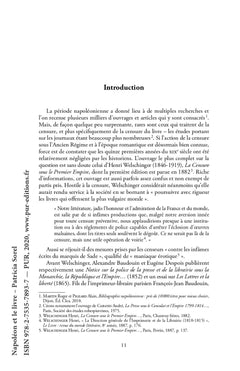 Napoléon et le livre: La censure sous le Consulat et l'Empire