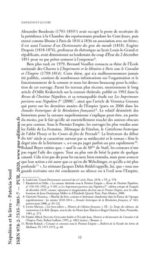 Napoléon et le livre: La censure sous le Consulat et l'Empire