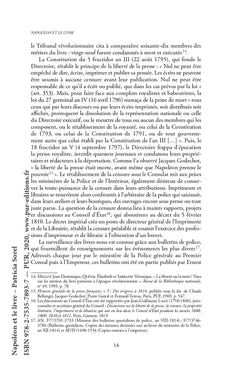Napoléon et le livre: La censure sous le Consulat et l'Empire
