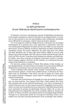 Littératures dominicaines en mouvement