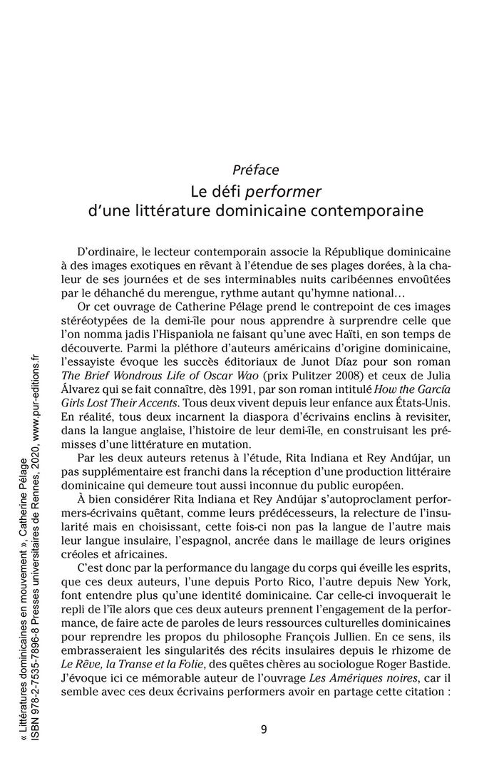 Littératures dominicaines en mouvement