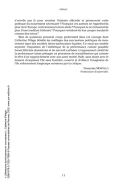 Littératures dominicaines en mouvement