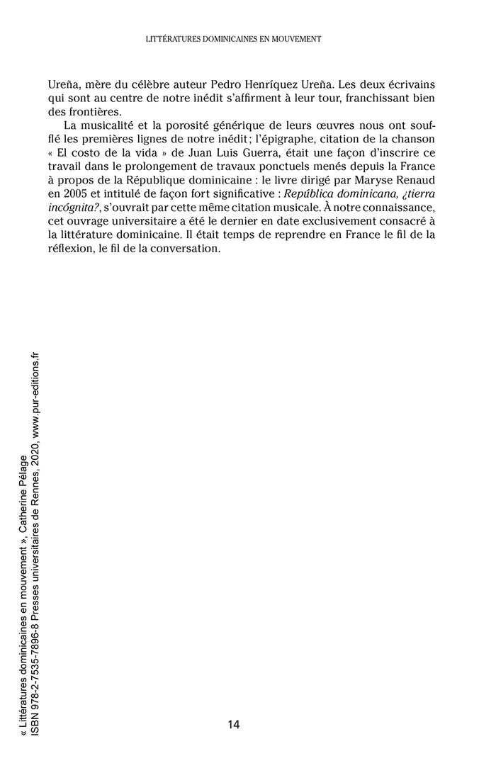 Littératures dominicaines en mouvement