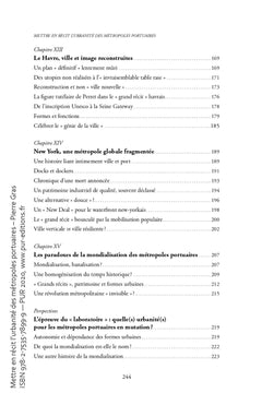 Mettre en récit l'urbanité des métropoles portuaires