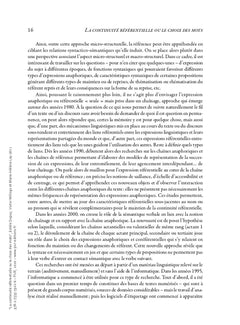 La continuité référentielle ou le choix des mots