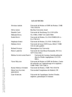 La continuité référentielle ou le choix des mots