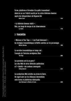Formes et plateformes de la télévision à l'ère du numérique