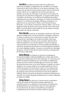 Formes et plateformes de la télévision à l'ère du numérique