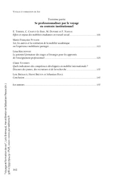 Voyage et formation de soi