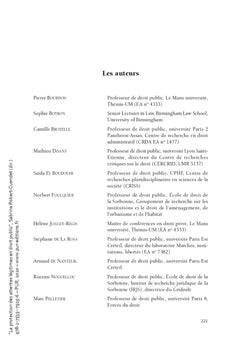 La protection des attentes légitimes en droit public