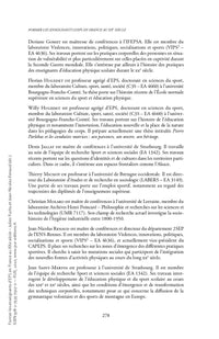 Former les enseignants d'EPS en France au XXE siècle