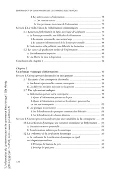 L'information du consommateur et le commerce électronique