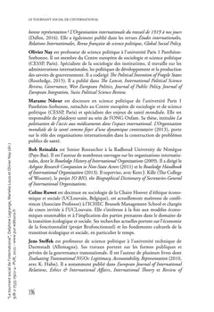Le tournant social de l'international