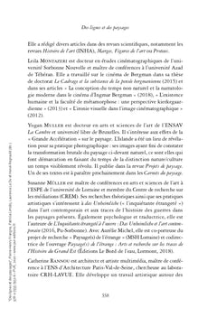 Des lignes et des paysages
