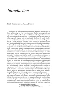 Établissements monastiques et canoniaux dans les Alpes du Nord